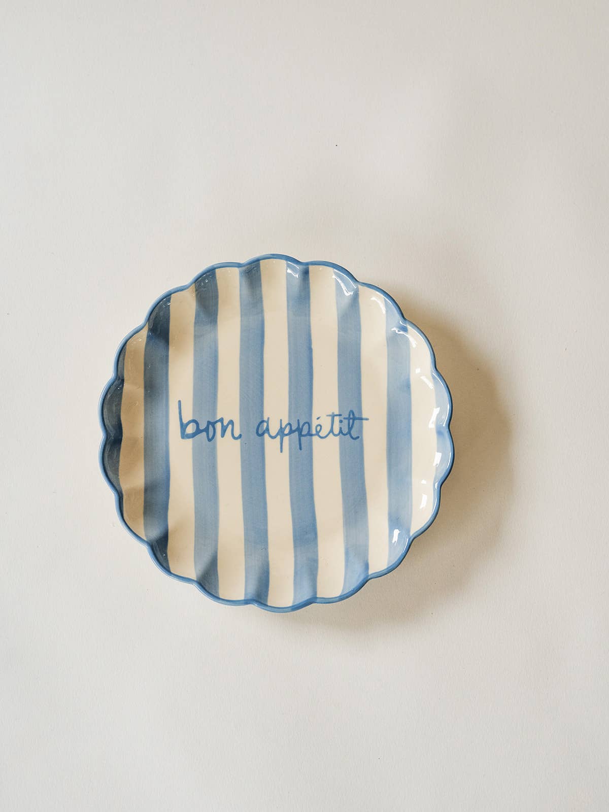 Kinsey Scallop Dessert Plate