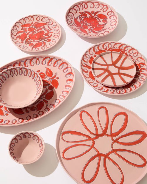 Amalfi Pasta Bowl Pink