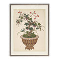Bonsai tree A on distressed background print