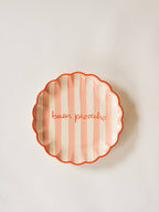 Kinsey Scallop Dessert Plate
