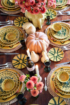 Amalfi Dessert Plate Mustard - 9.1" Diameter
