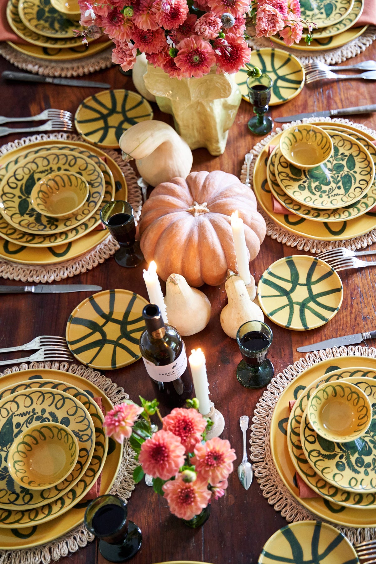 Amalfi Dessert Plate Mustard - 9.1" Diameter