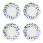 Amalfi Berry Bowl White/Blue - 4.5" Diameter - 6.4 fl oz