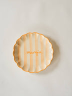 Kinsey Scallop Dessert Plate