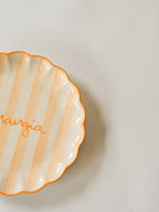 Kinsey Scallop Dessert Plate
