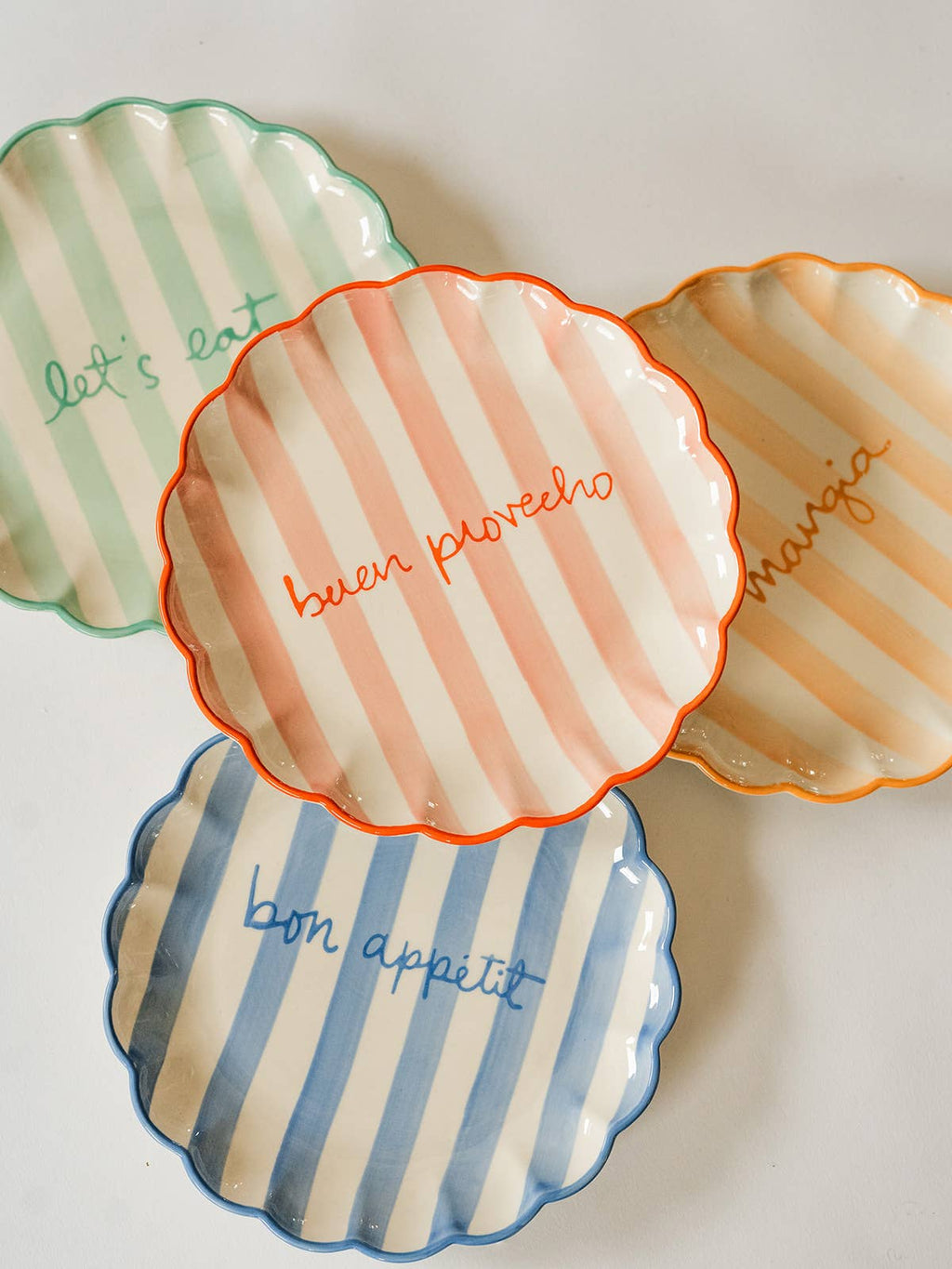 Kinsey Scallop Dessert Plate