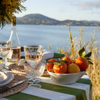St. Tropez Vert Stripes | French Tablecloth