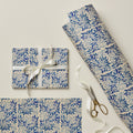 Blue Flora Patterned Paper