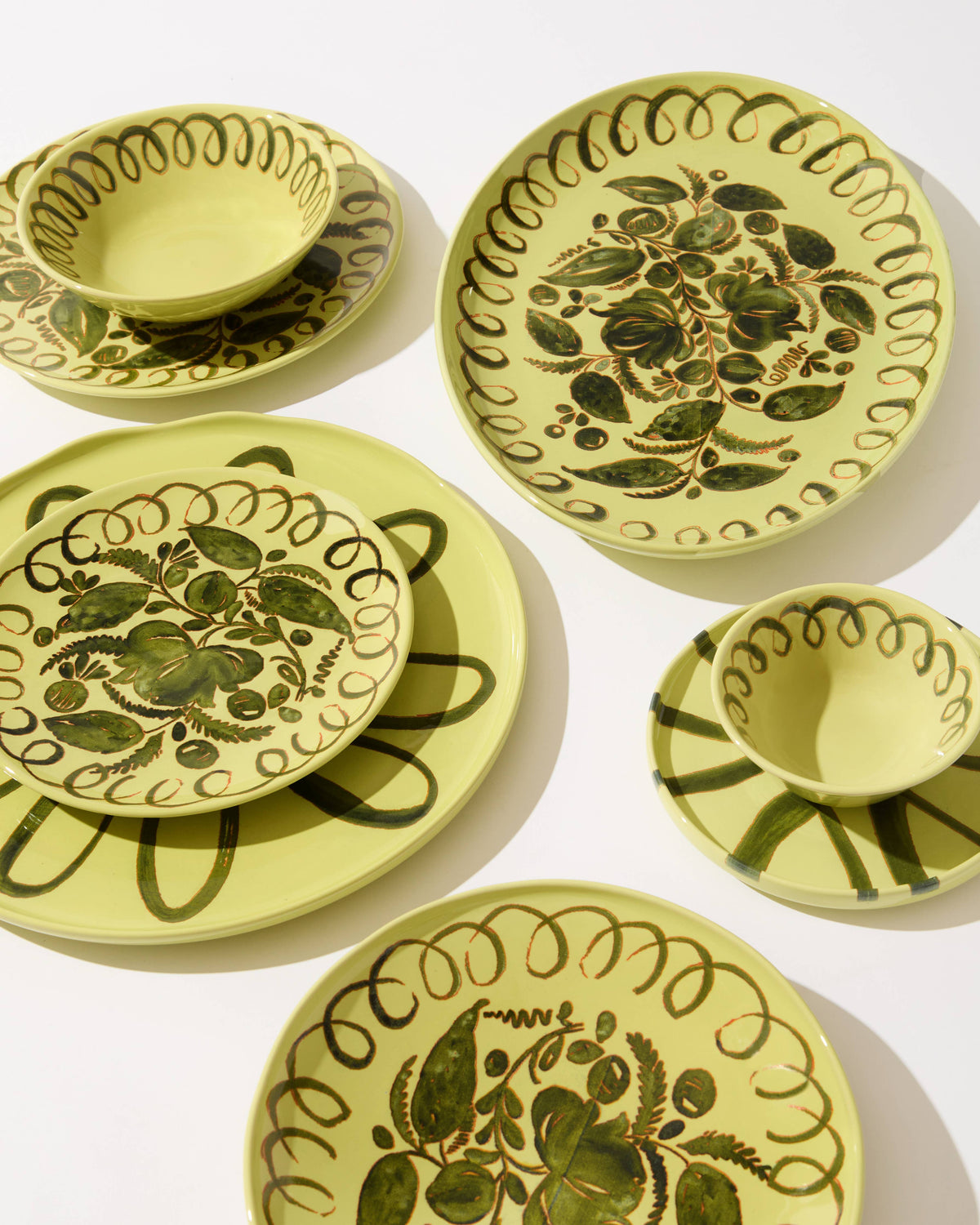 Amalfi Dinner Plate Lime - 10.6" Diameter