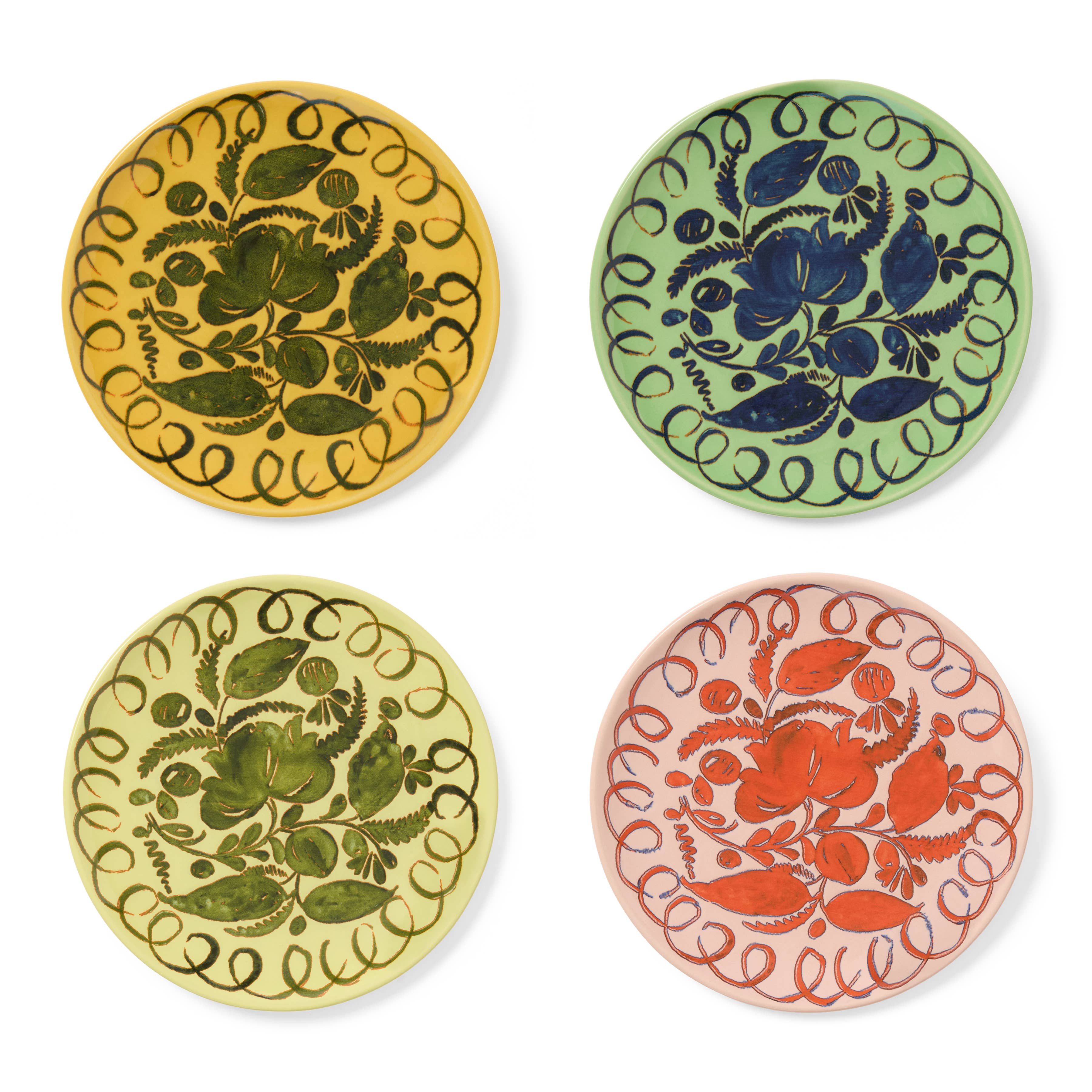 Amalfi Dessert Plate Pink