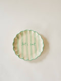 Kinsey Scallop Dessert Plate