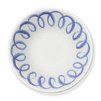 Amalfi Berry Bowl White/Blue - 4.5" Diameter - 6.4 fl oz