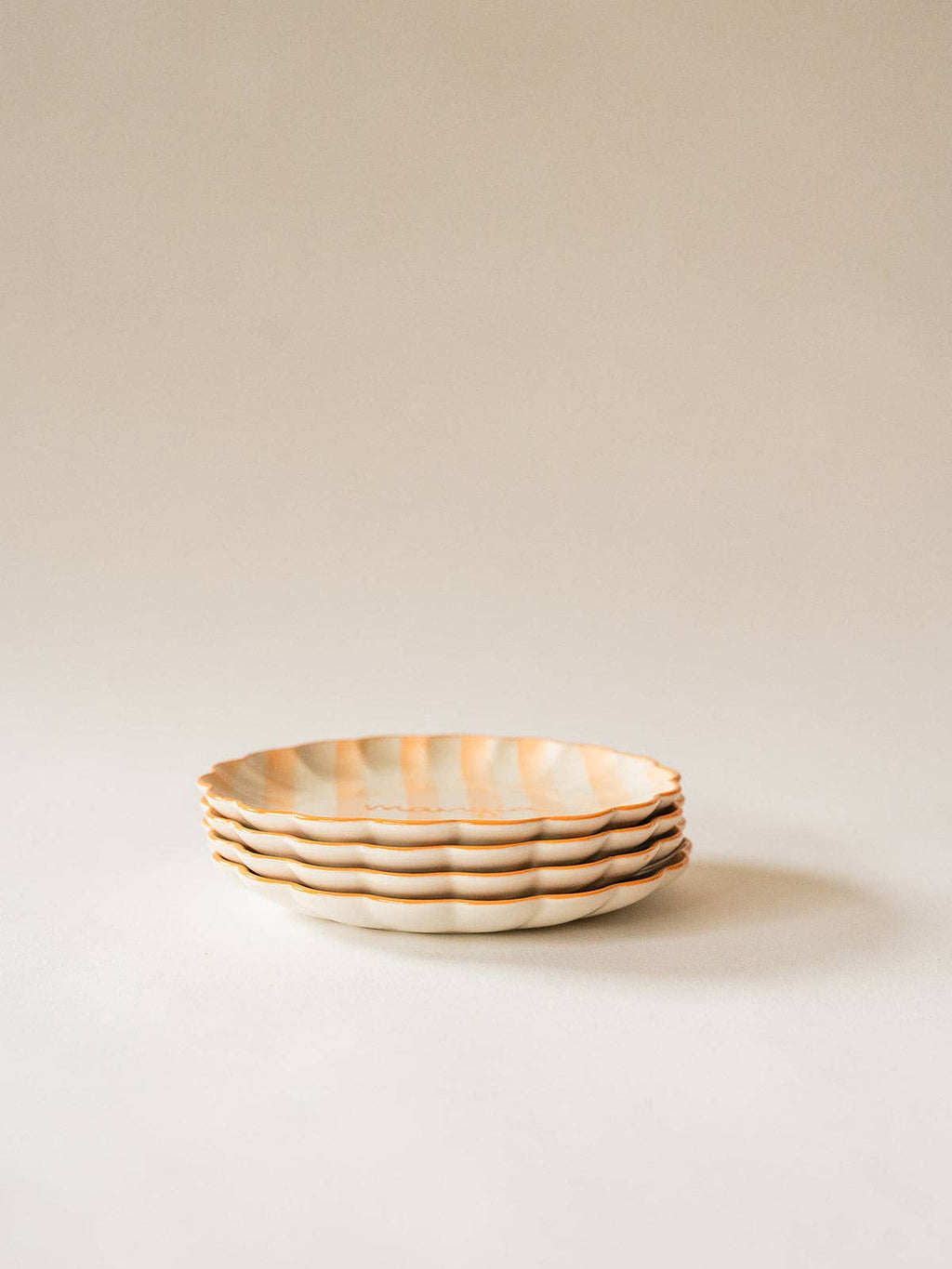 Kinsey Scallop Dessert Plate