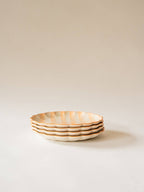 Kinsey Scallop Dessert Plate