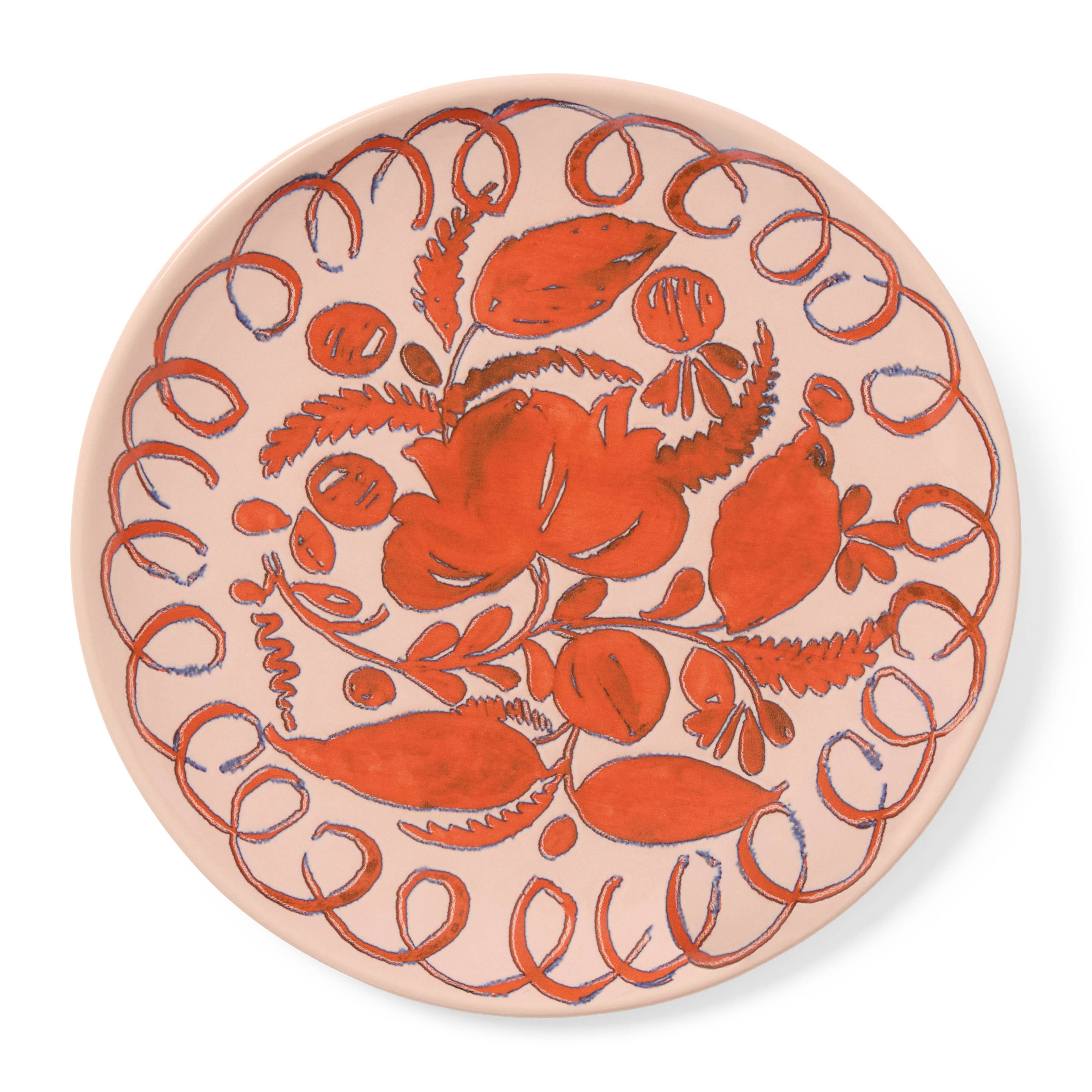 Amalfi Dessert Plate Pink