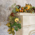 6' MIXED GOURD & RASPBERRY GARLAND