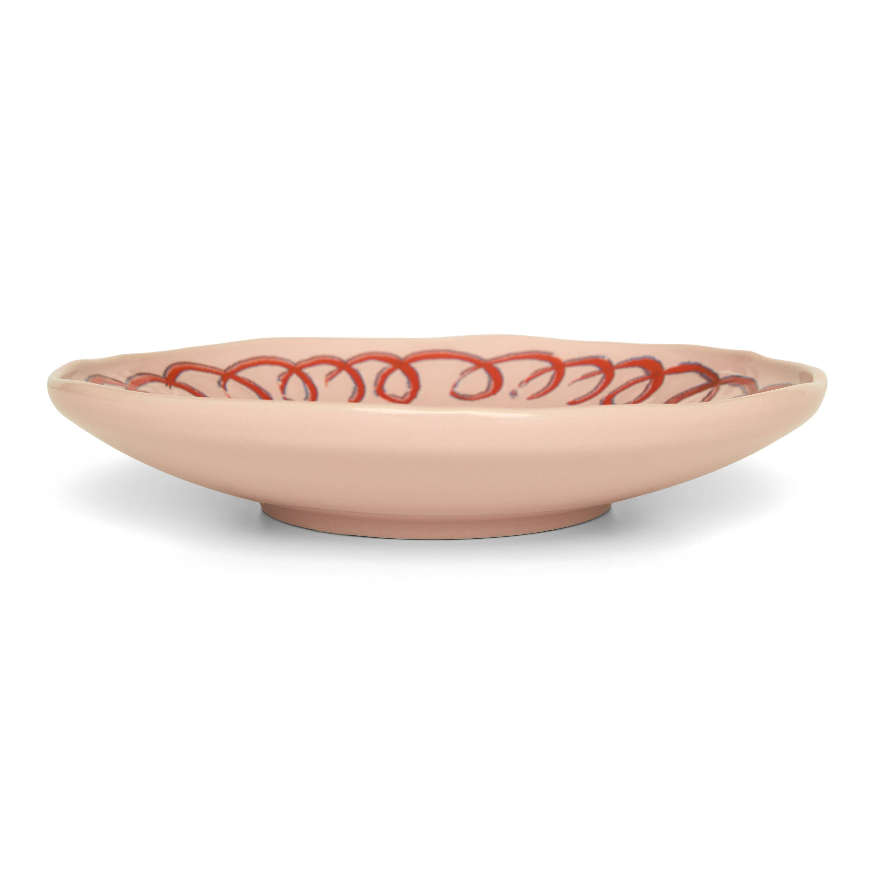 Amalfi Dessert Plate Pink
