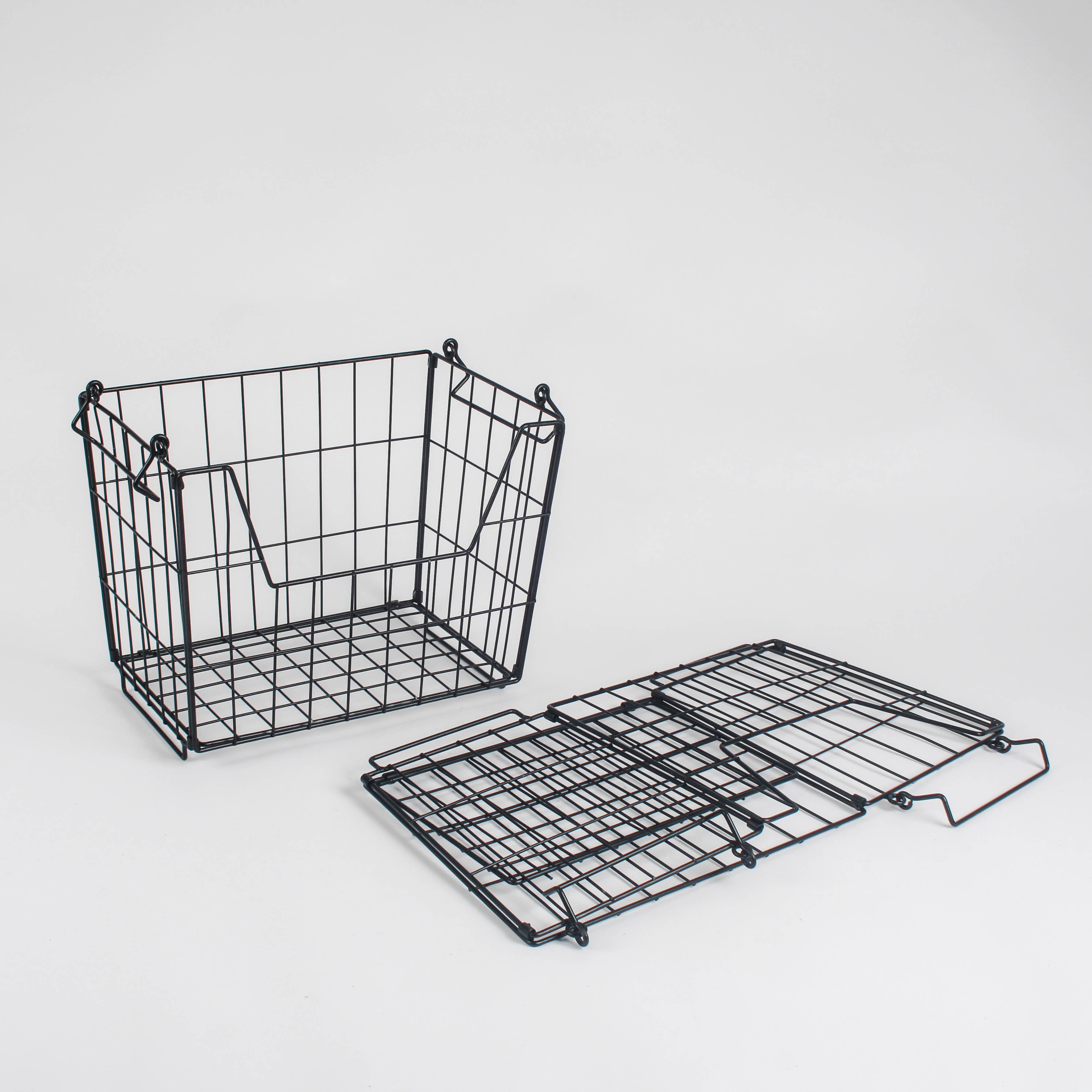 Metal Basket Folding/Stacking