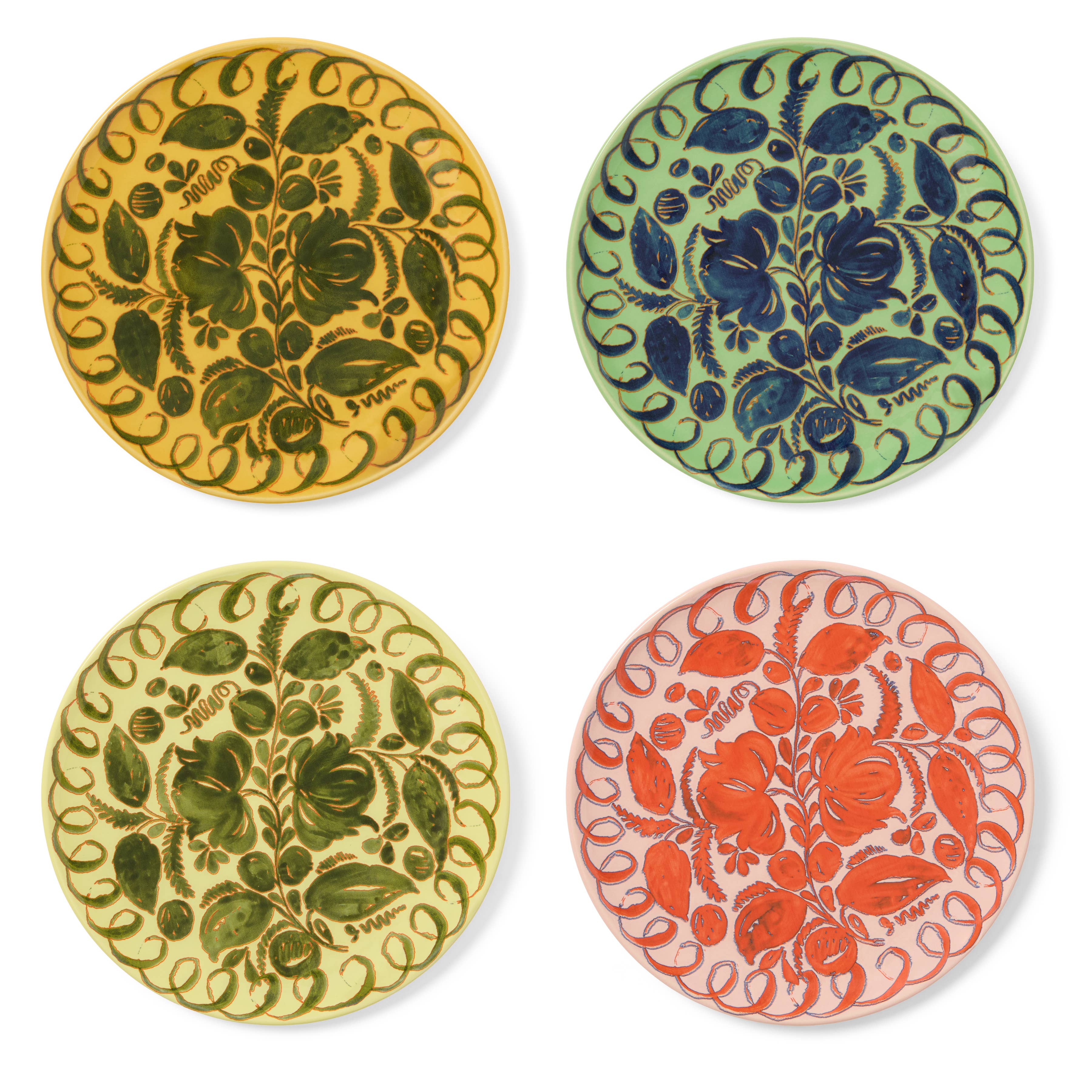 Amalfi Dinner Plate Green - 10.6" Diameter
