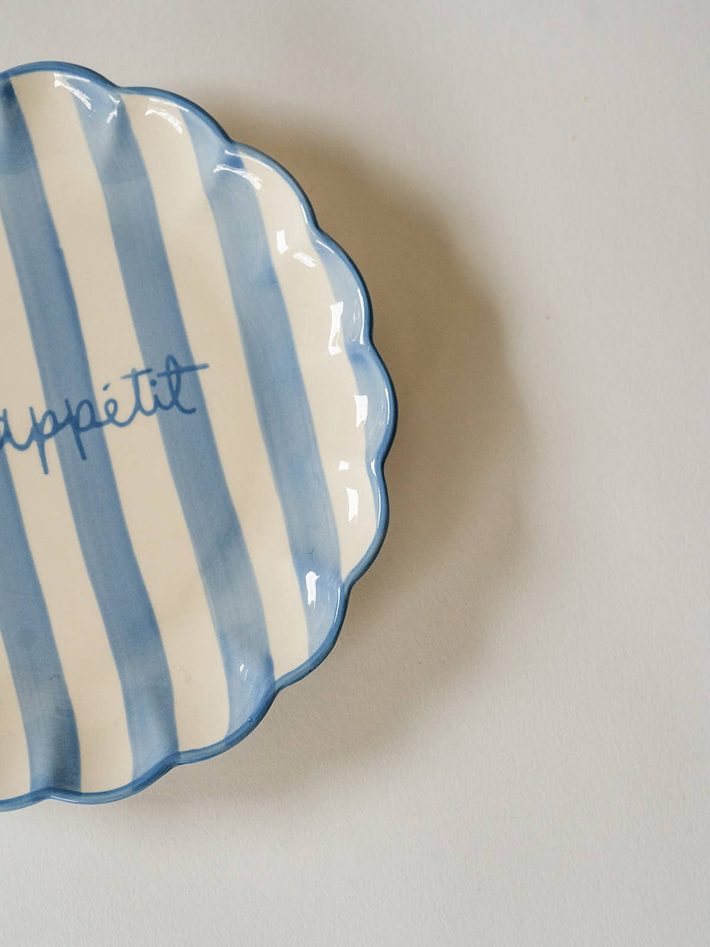 Kinsey Scallop Dessert Plate